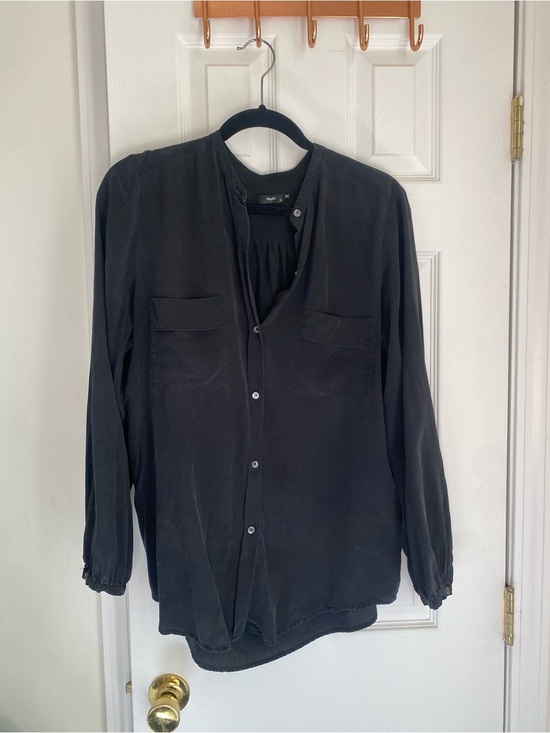 Filippa K Other - Black Filippa K 100% silk Button-Front Shirt Jacket